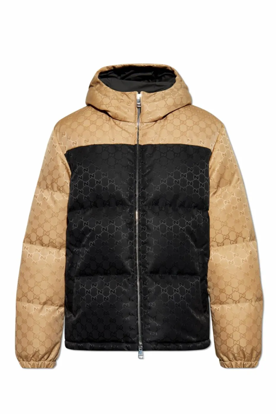 Gucci CZARNY Kurtka puchowa z monogramem