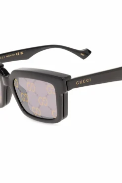Gucci CZARNY Okulary korekcyjne z nakładką przeciwsłoneczną