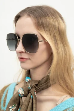 Gucci CZARNY Okulary przeciwsłoneczne