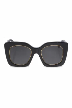 Gucci CZARNY Okulary przeciwsłoneczne z logo