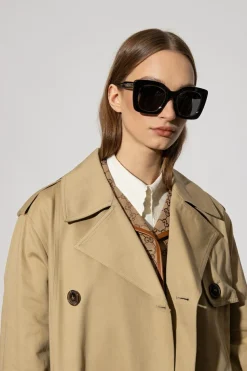 Gucci CZARNY Okulary przeciwsłoneczne z logo