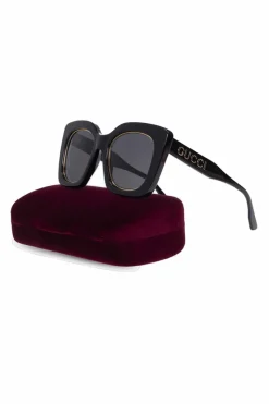 Gucci CZARNY Okulary przeciwsłoneczne z logo
