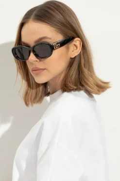 Gucci CZARNY Okulary przeciwsłoneczne
