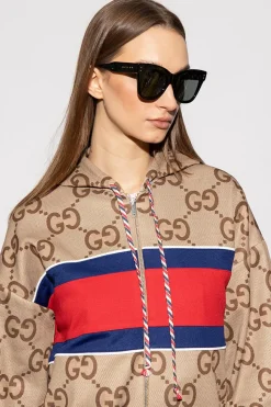 Gucci CZARNY Okulary przeciwsłoneczne z logo