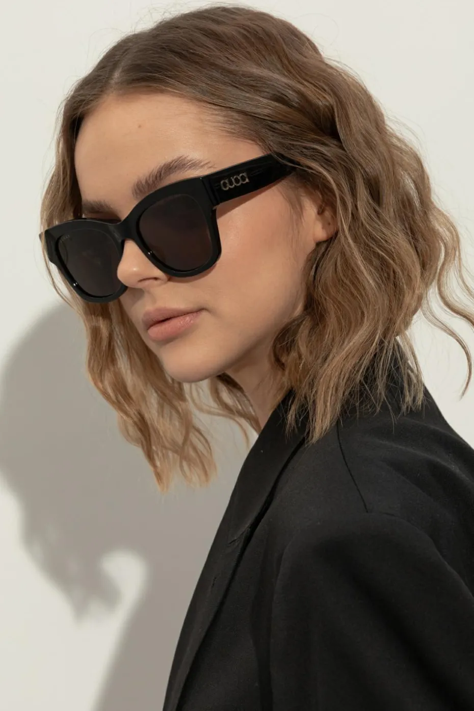 Gucci CZARNY Okulary przeciwsłoneczne