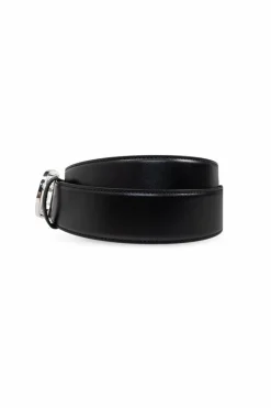 Gucci CZARNY Pasek z logo