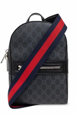 Gucci CZARNY Plecak na jedno ramię
