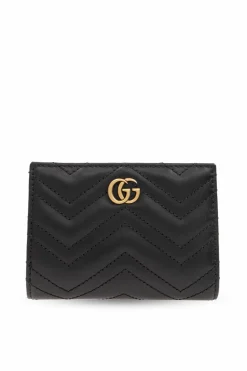 Gucci CZARNY Portfel z logo