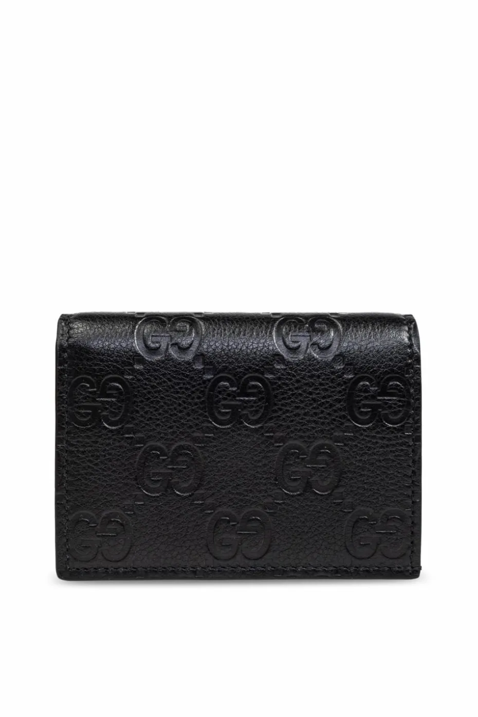 Gucci CZARNY Portfel z monogramem