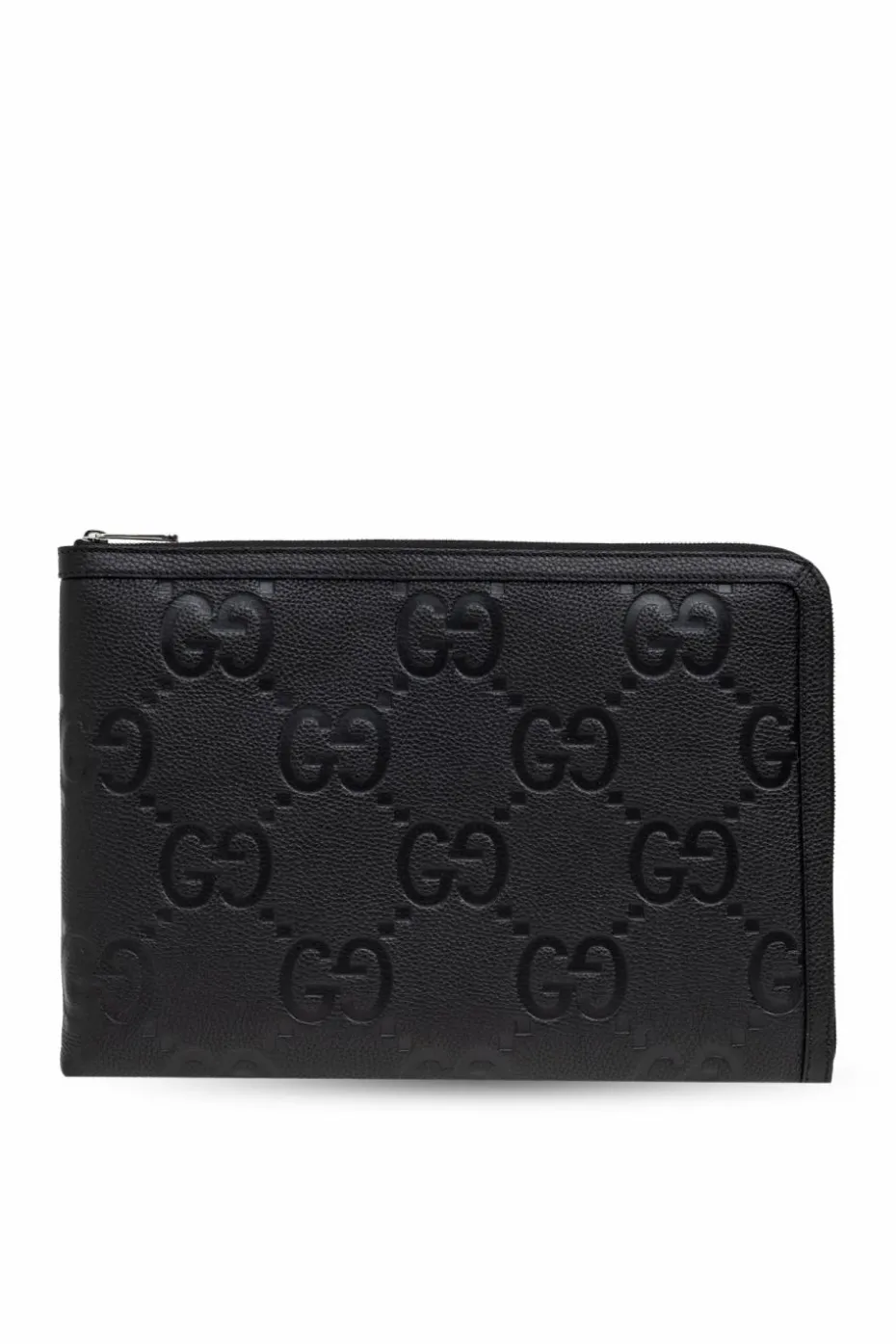 Gucci CZARNY Skórzana aktówka