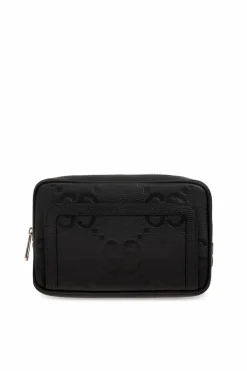 Gucci CZARNY Skórzana torba do ręki