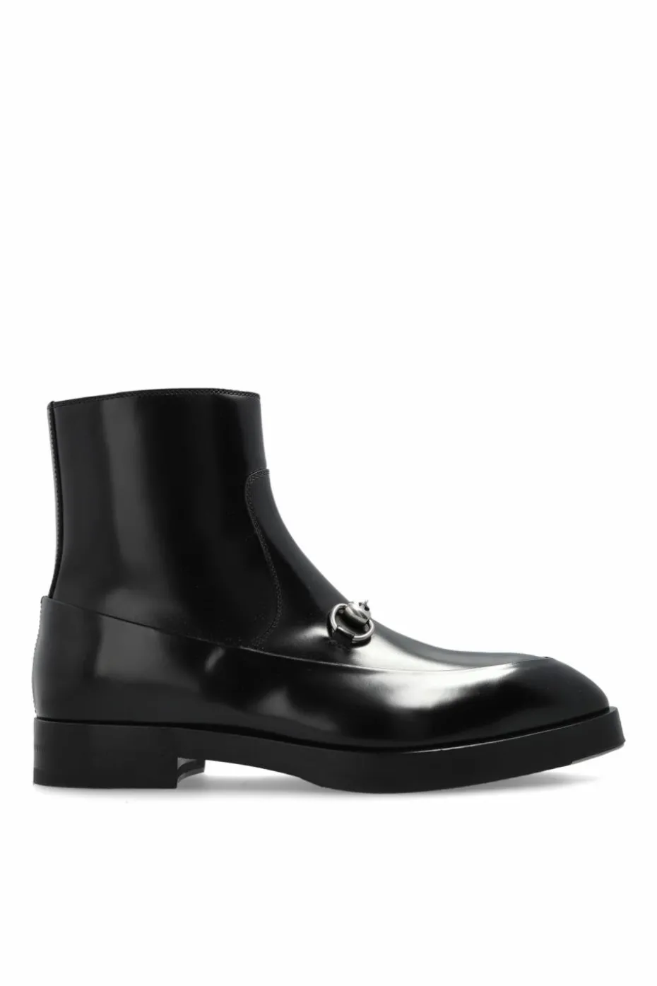 Gucci CZARNY Skórzane botki