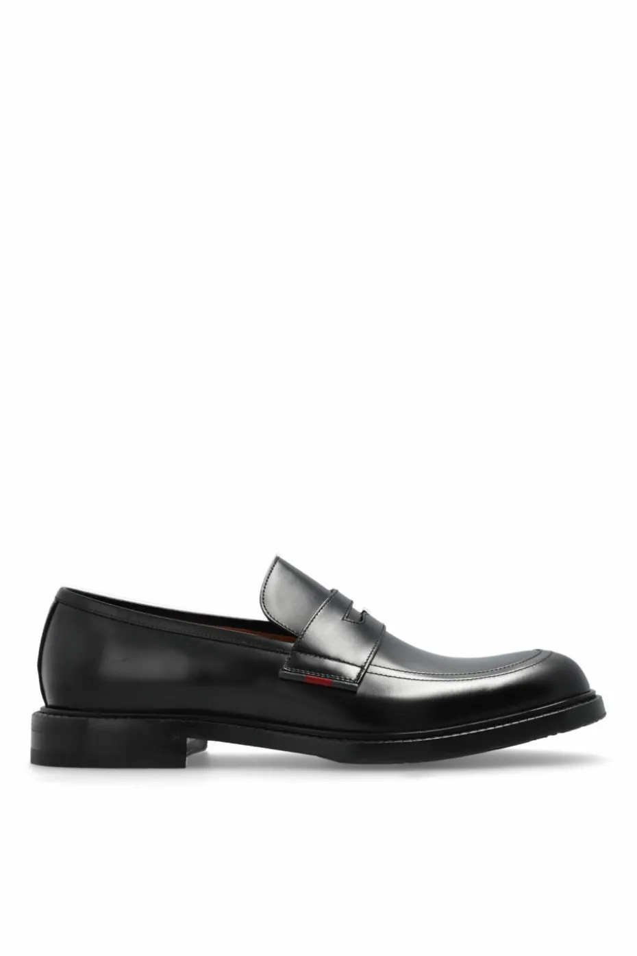 Gucci CZARNY Skórzane buty