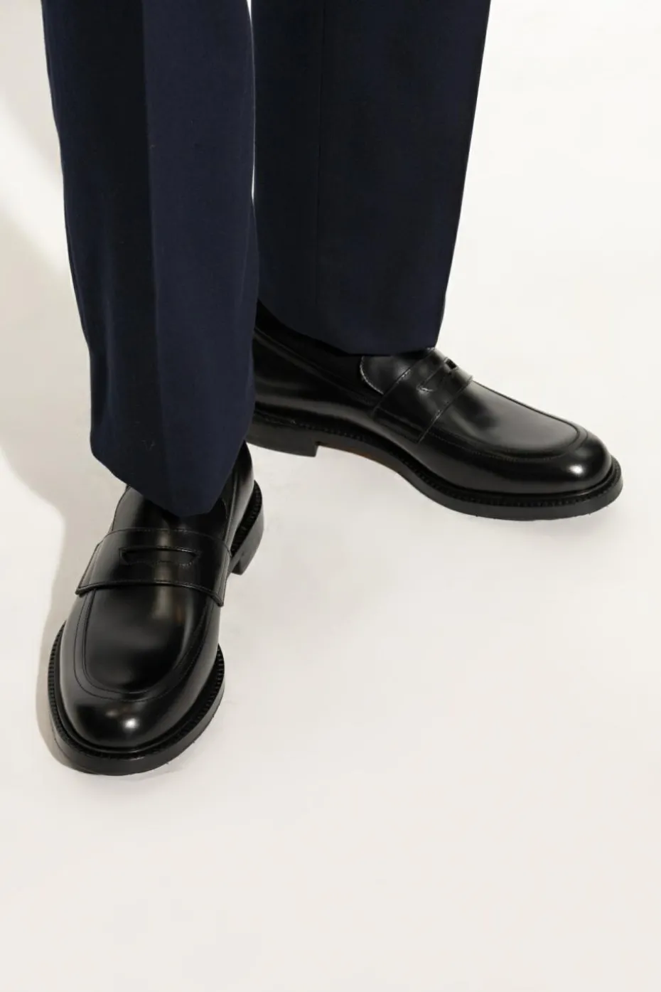 Gucci CZARNY Skórzane buty