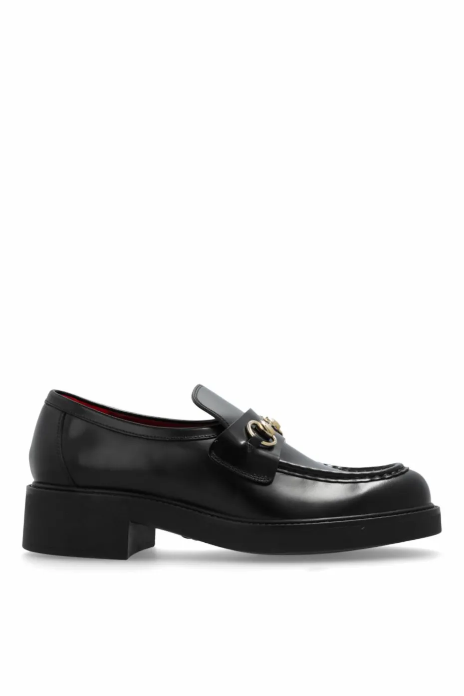 Gucci CZARNY Skórzane buty