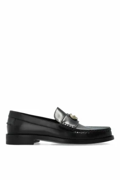 Gucci CZARNY Skórzane buty typu ‘loafers’