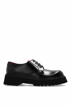 Gucci CZARNY Skórzane buty