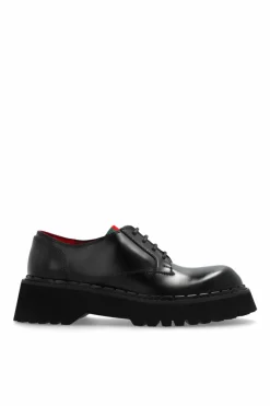 Gucci CZARNY Skórzane buty