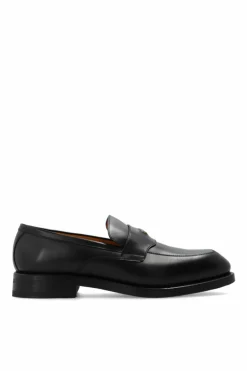 Gucci CZARNY Skórzane buty typu ‘loafers’
