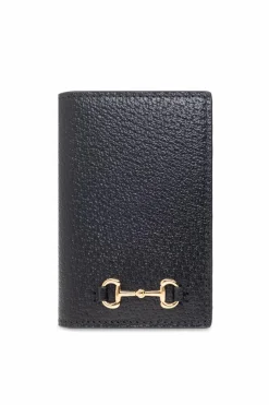 Gucci CZARNY Skórzane etui na karty