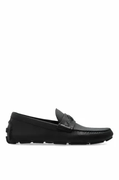 Gucci CZARNY Skórzane mokasyny