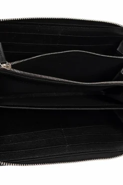 Gucci CZARNY Skórzany portfel