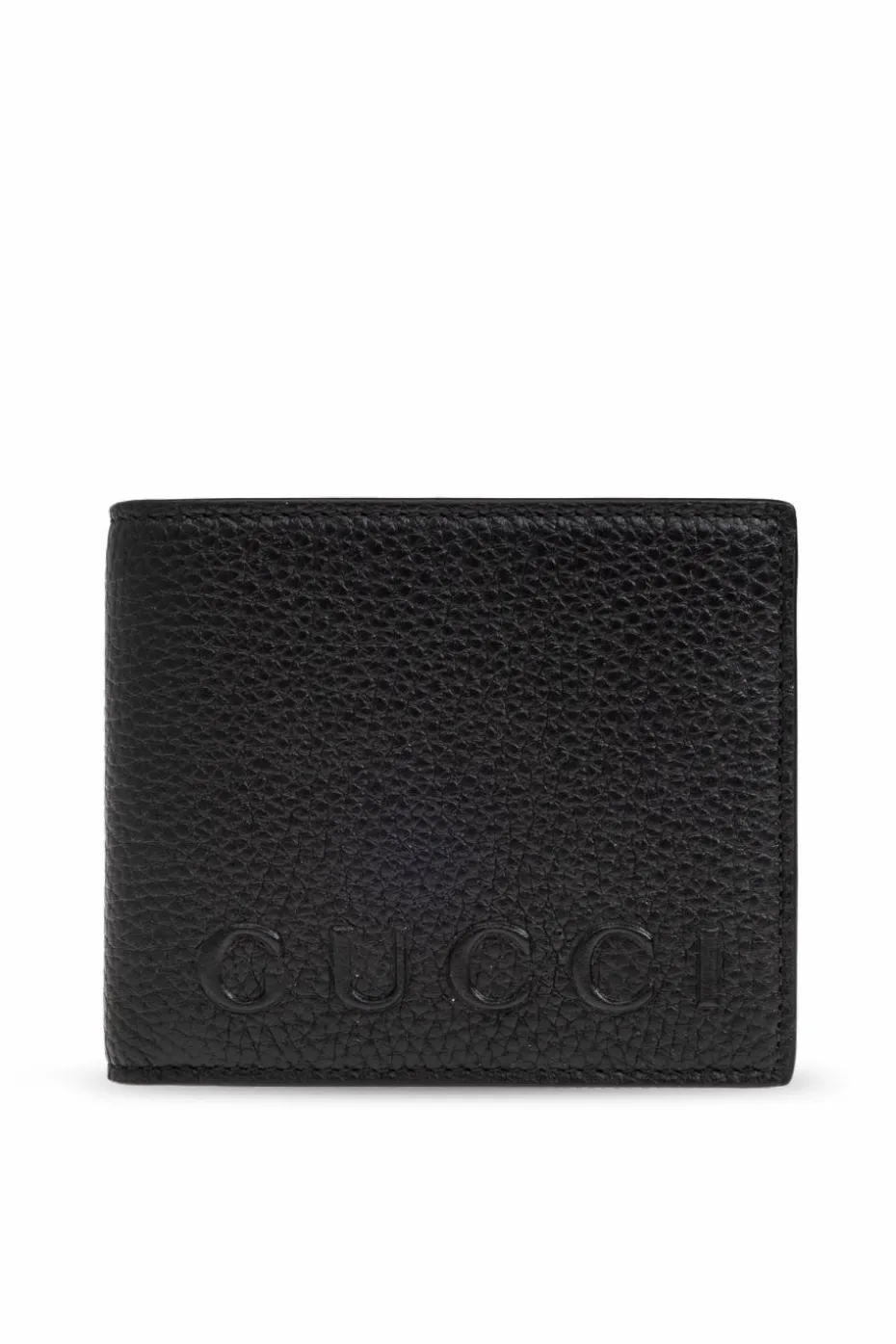 Gucci CZARNY Skórzany portfel