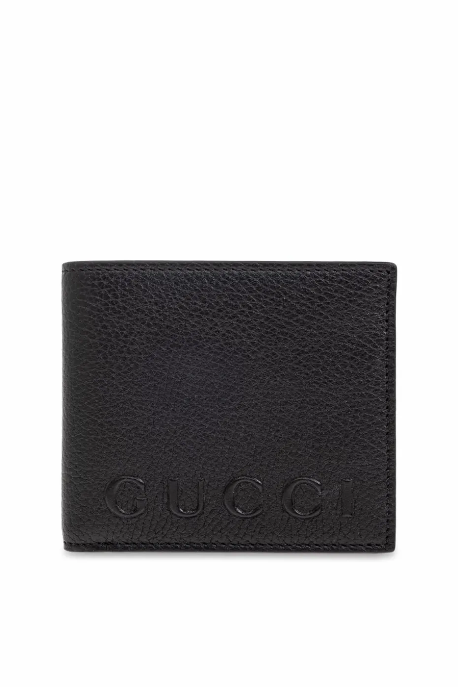 Gucci CZARNY Skórzany portfel