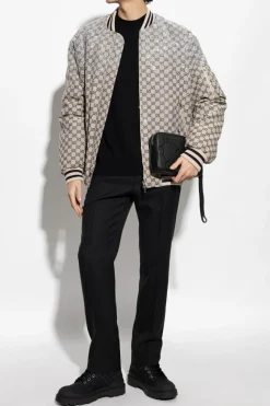 Gucci CZARNY Sweter z logo