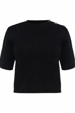 Gucci CZARNY Sweter z logo