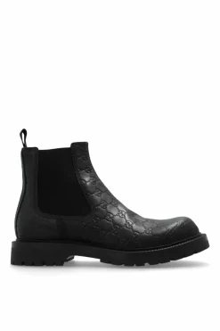 Gucci CZARNY Sztyblety z monogramem