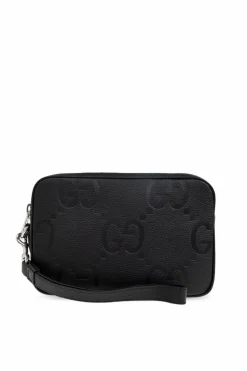 Gucci CZARNY Torba do ręki `Small Jumbo GG`