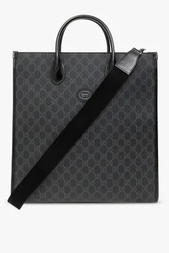 Gucci CZARNY Torba ‘GG Retro Medium’ typu ‘shopper’