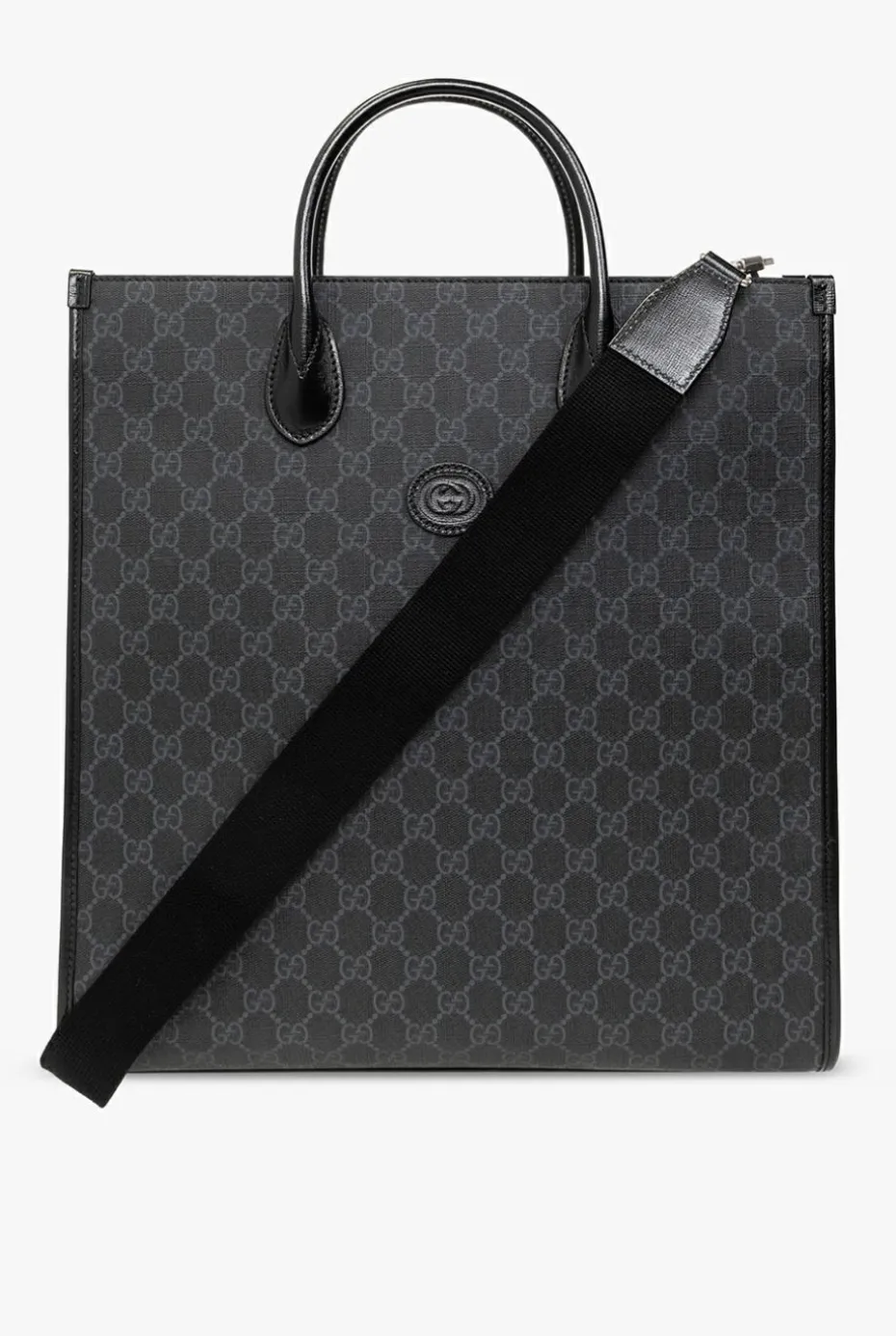 Gucci CZARNY Torba ‘GG Retro Medium’ typu ‘shopper’
