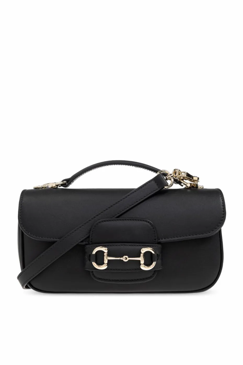 Gucci CZARNY Torba `Horsebit 1955 Soft Small`