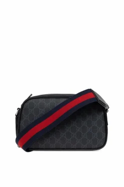 Gucci CZARNY Torba na ramię z monogramem