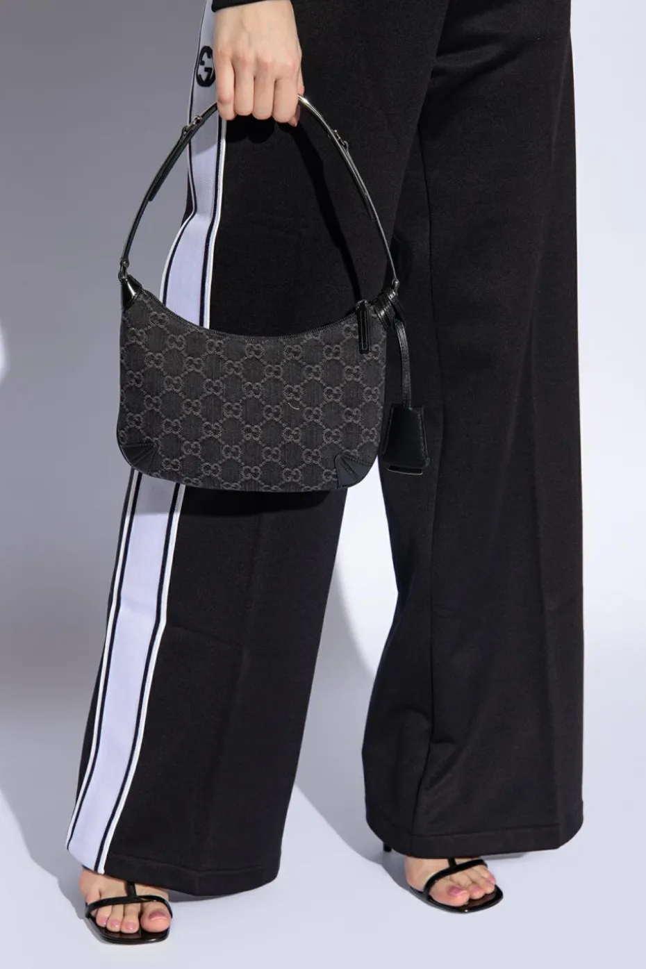 Gucci CZARNY Torba na ramię ‘Horsebit Slim Small’