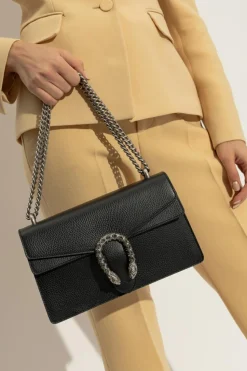 Gucci CZARNY Torba na ramię 'Dionysus'