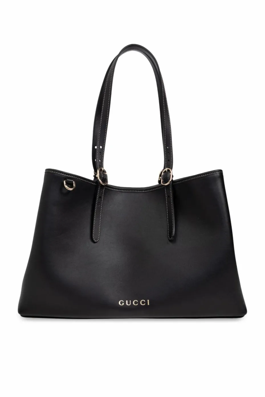 Gucci CZARNY Torba na ramię `GG Emblem Medium`