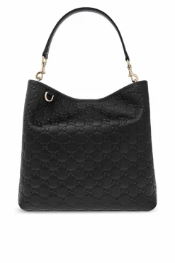 Gucci CZARNY Torba na ramię typu `bucket`