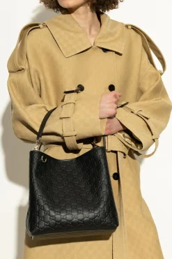 Gucci CZARNY Torba na ramię typu `bucket`