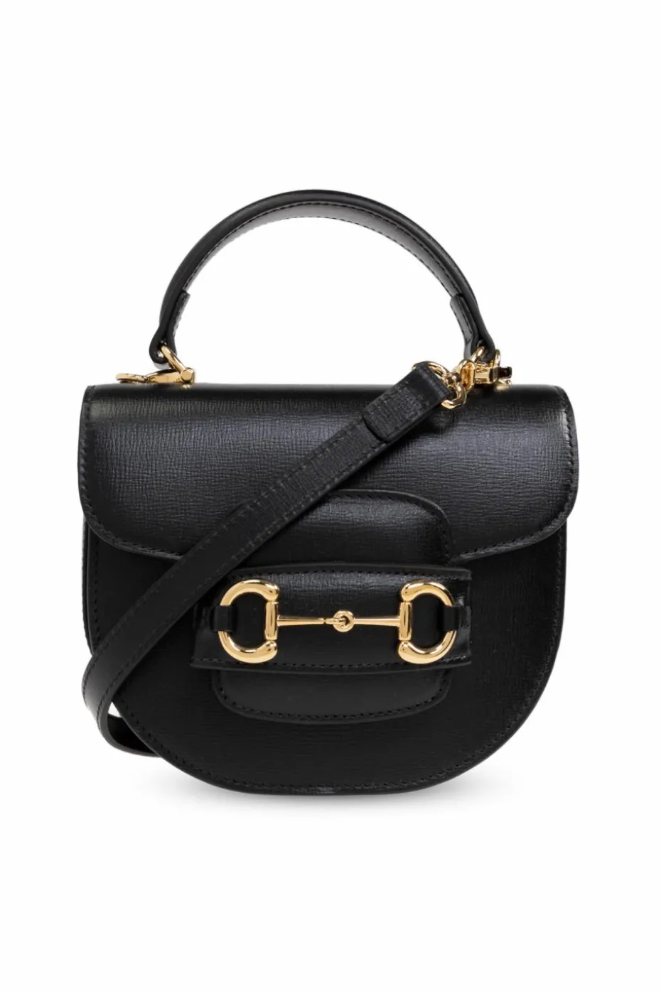 Gucci CZARNY Torba na ramię `Horsebit 1955 Mini`