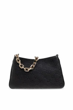 Gucci CZARNY Torba na ramię `Emblem Small`