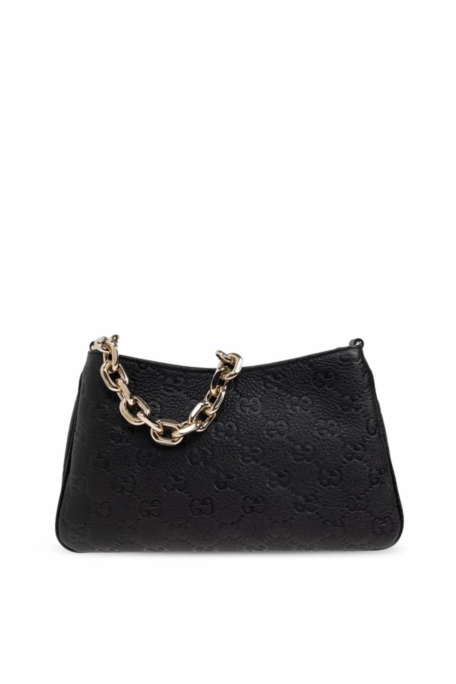 Gucci CZARNY Torba na ramię `Emblem Small`