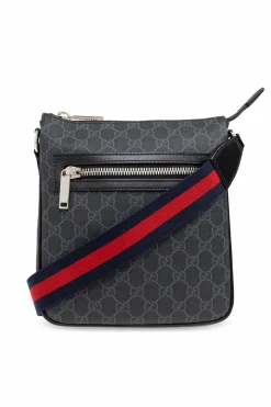Gucci CZARNY Torba na ramię z monogramem