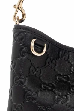 Gucci CZARNY Torba na ramię typu `bucket`