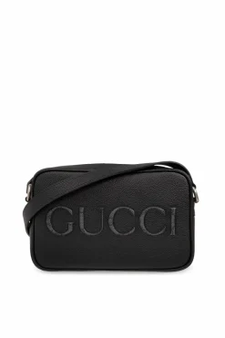 Gucci CZARNY Torba na ramię z logo