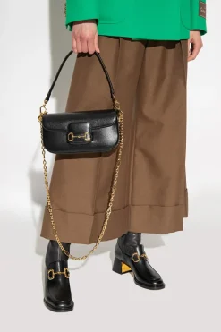 Gucci CZARNY Torba na ramię ‘1955 Horsebit Small’