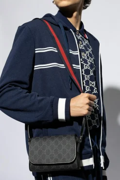 Gucci CZARNY Torba na ramię ‘GG Super Mini’