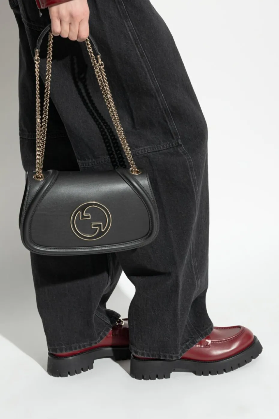 Gucci CZARNY Torba na ramię `Blondie small`